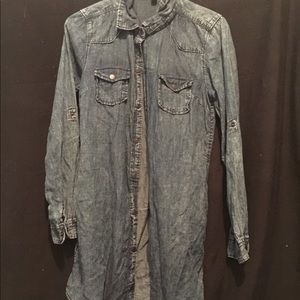 Blue jean dress (doesnt fell like jeans though)